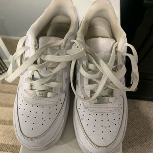 White Nike Air Force 1’s